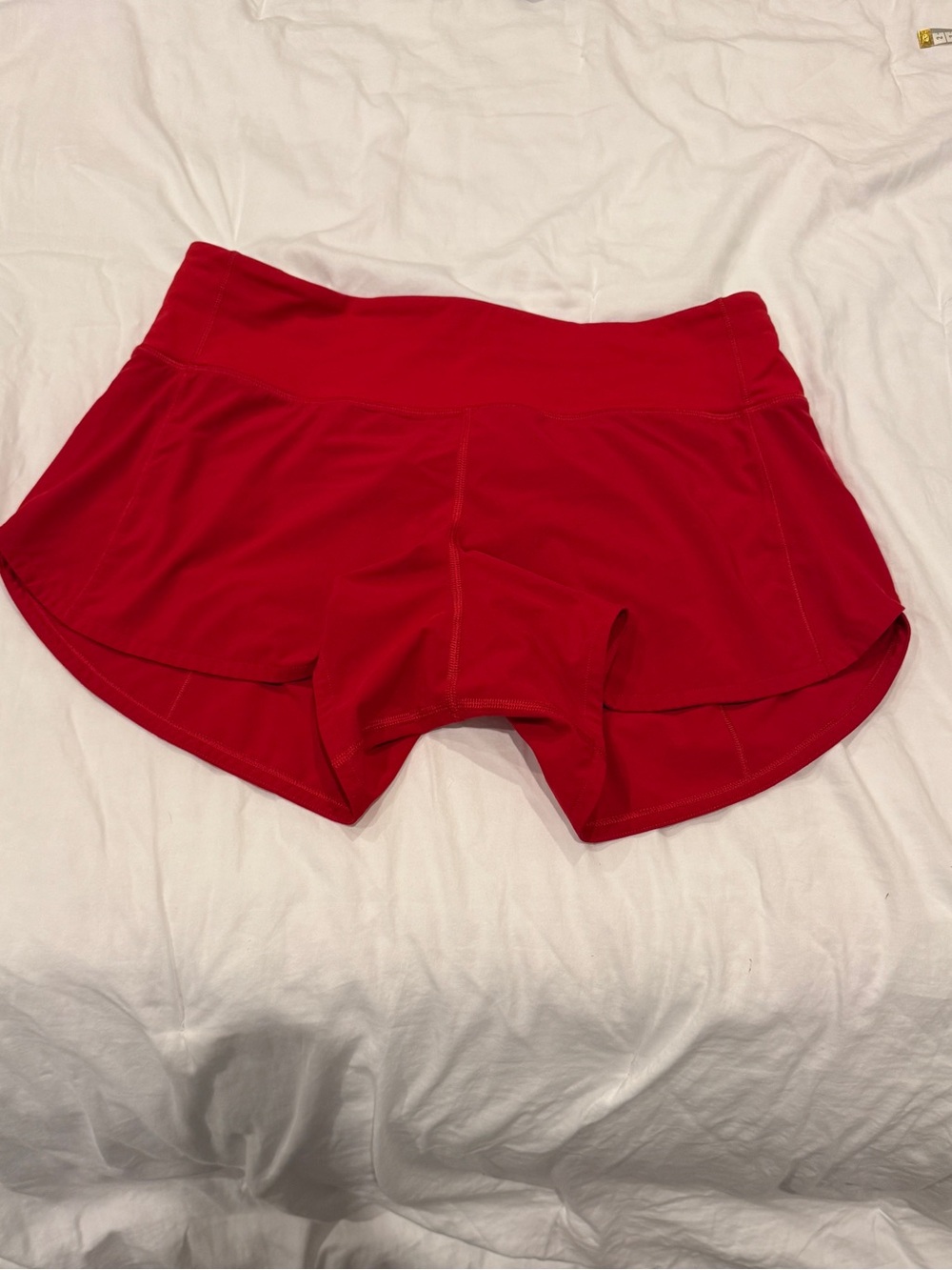 lululemon athletica Red Speed Up High Rise 4” Shorts